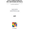 Couverture des Chroniques de Monsieur Paul de Mehis Heinsaar, traduites par Antoine Chalvin, publiées par Kantoken